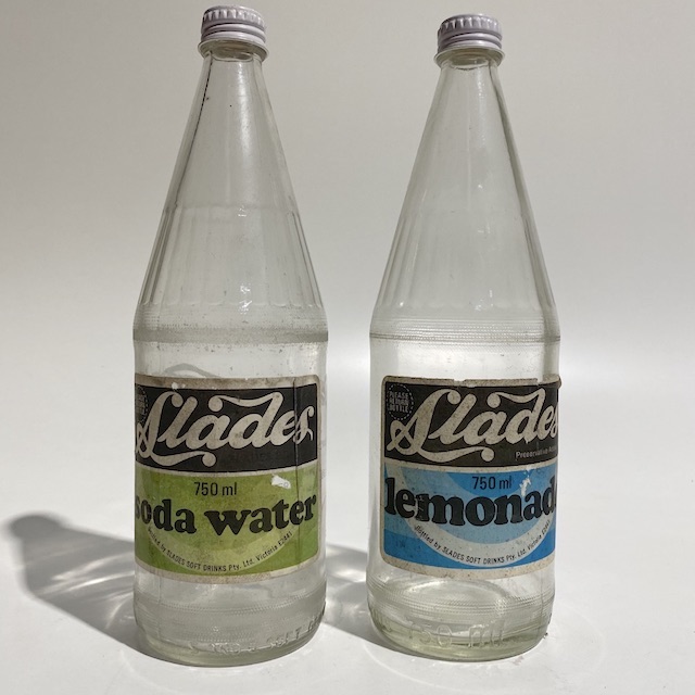 BOTTLE, Vintage Slades Soda or Soft Drink w Label
